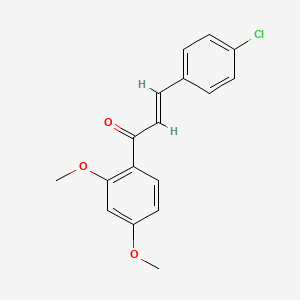 (2E)-3-(4-chlorophenyl)-1-(2,4-dimethoxyphenyl)prop-2-en-1-one