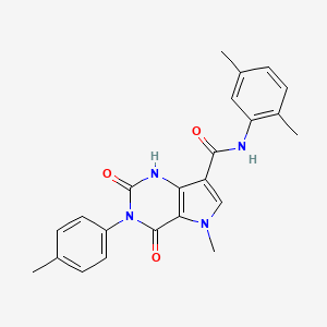 N-(2,5-dimethylphenyl)-5-methyl-2,4-dioxo-3-(p-tolyl)-2,3,4,5-tetrahydro-1H-pyrrolo[3,2-d]pyrimidine-7-carboxamide