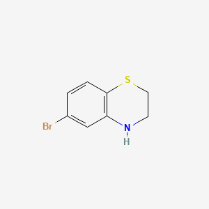 molecular formula C8H8BrNS B2599159 6-溴-3,4-二氢-2H-1,4-苯并噻嗪 CAS No. 187604-75-7