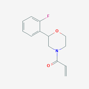 1-[2-(2-Fluorophenyl)morpholin-4-yl]prop-2-en-1-one
