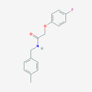 2-(4-fluorophenoxy)-N-(4-methylbenzyl)acetamide