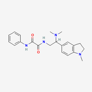 N1-(2-(dimethylamino)-2-(1-methylindolin-5-yl)ethyl)-N2-phenyloxalamide