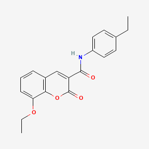 8-ethoxy-N-(4-ethylphenyl)-2-oxo-2H-chromene-3-carboxamide