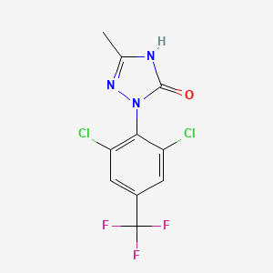 2-[2,6-dichloro-4-(trifluoromethyl)phenyl]-5-methyl-2,4-dihydro-3H-1,2,4-triazol-3-one