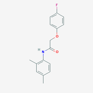 molecular formula C16H16FNO2 B259928 N-(2,4-dimethylphenyl)-2-(4-fluorophenoxy)acetamide 