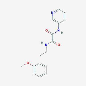 molecular formula C16H17N3O3 B2599286 N1-(2-甲氧基苯乙基)-N2-(吡啶-3-基)草酰胺 CAS No. 920188-78-9