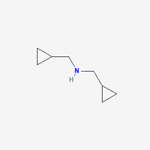 molecular formula C8H15N B2599288 双(环丙基甲基)胺 CAS No. 26389-68-4
