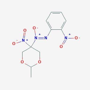 1-(2-Methyl-5-nitro-1,3-dioxan-5-yl)-2-(2-nitrophenyl)-1-oxidodiazen-1-ium