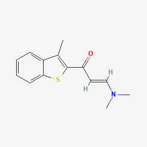 (E)-3-(dimethylamino)-1-(3-methyl-1-benzothiophen-2-yl)-2-propen-1-one