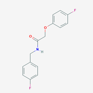 molecular formula C15H13F2NO2 B259931 N-(4-fluorobenzyl)-2-(4-fluorophenoxy)acetamide 