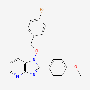 1-[(4-bromobenzyl)oxy]-2-(4-methoxyphenyl)-1H-imidazo[4,5-b]pyridine