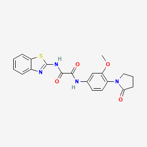 N1-(benzo[d]thiazol-2-yl)-N2-(3-methoxy-4-(2-oxopyrrolidin-1-yl)phenyl)oxalamide