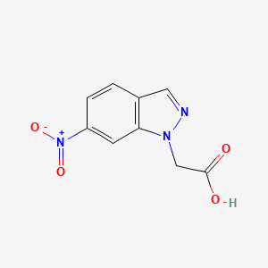 2-(6-nitro-1H-indazol-1-yl)acetic acid