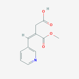 (Z)-3-(methoxycarbonyl)-4-(pyridin-3-yl)but-3-enoic acid