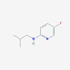 molecular formula C9H13FN2 B2599445 5-fluoro-N-(2-methylpropyl)pyridin-2-amine CAS No. 1247626-21-6