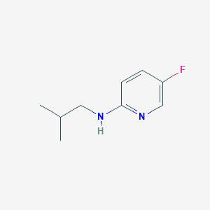 molecular formula C9H13FN2 B2599445 5-氟-N-(2-甲基丙基)吡啶-2-胺 CAS No. 1247626-21-6