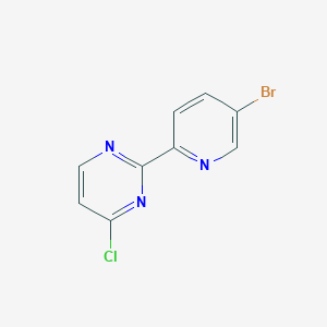 2-(5-Bromopyridin-2-yl)-4-chloropyrimidine