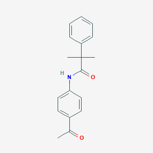 N-(4-acetylphenyl)-2-methyl-2-phenylpropanamide