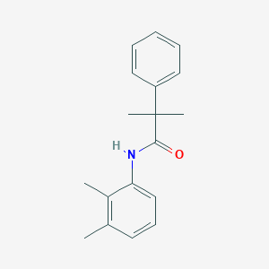 molecular formula C18H21NO B259950 N-(2,3-dimethylphenyl)-2-methyl-2-phenylpropanamide 