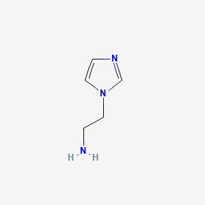 molecular formula C5H9N3 B2599505 2-(1H-Imidazol-1-yl)ethanamine CAS No. 5739-10-6; 64517-88-0; 93668-43-0