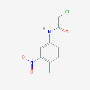 molecular formula C9H9ClN2O3 B2599507 2-chloro-N-(4-methyl-3-nitrophenyl)acetamide CAS No. 329208-82-4