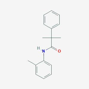 2-methyl-N-(2-methylphenyl)-2-phenylpropanamide