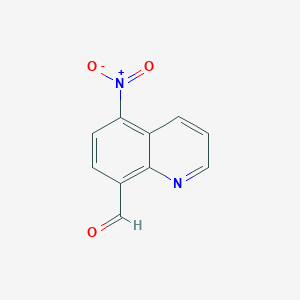 molecular formula C10H6N2O3 B2599535 5-Nitroquinoline-8-carbaldehyde CAS No. 860758-26-5