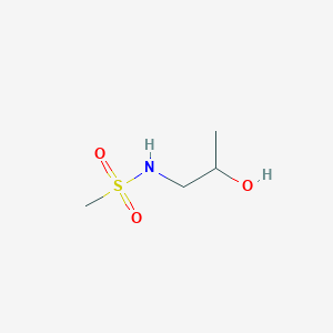 molecular formula C4H11NO3S B2599538 N-(2-hydroxypropyl)methanesulfonamide CAS No. 1154107-96-6