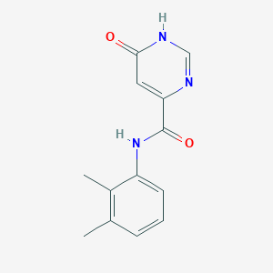 molecular formula C13H13N3O2 B2599570 N-(2,3-dimethylphenyl)-6-hydroxypyrimidine-4-carboxamide CAS No. 2034360-31-9