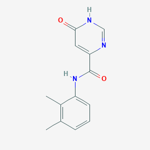 molecular formula C13H13N3O2 B2599570 N-(2,3-二甲基苯基)-6-羟基嘧啶-4-甲酰胺 CAS No. 2034360-31-9