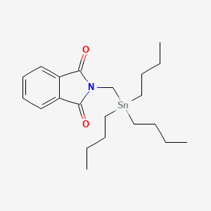 molecular formula C21H33NO2Sn B2599627 2-(Tributylstannylmethyl)isoindole-1,3-dione CAS No. 144157-84-6
