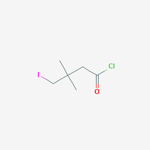 4-Iodo-3,3-dimethylbutanoyl chloride