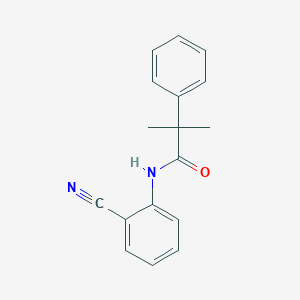 N-(2-cyanophenyl)-2-methyl-2-phenylpropanamide