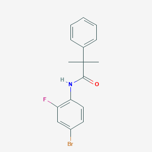 N-(4-bromo-2-fluorophenyl)-2-methyl-2-phenylpropanamide