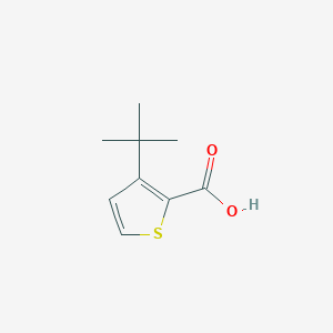 molecular formula C9H12O2S B2599723 3-(叔丁基)噻吩-2-羧酸 CAS No. 1783977-15-0