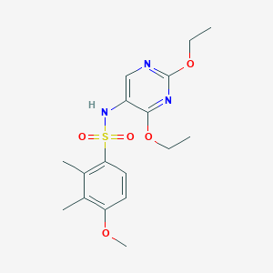N-(2,4-diethoxypyrimidin-5-yl)-4-methoxy-2,3-dimethylbenzenesulfonamide