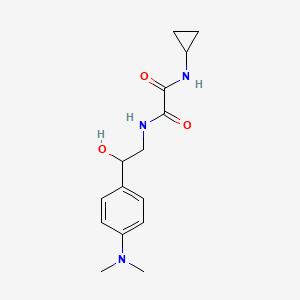 N1-cyclopropyl-N2-(2-(4-(dimethylamino)phenyl)-2-hydroxyethyl)oxalamide