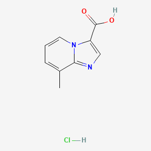 8-Methylimidazo[1,2-a]pyridine-3-carboxylic acid;hydrochloride