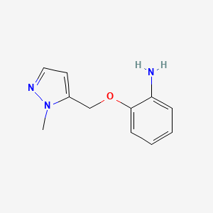 2-[(1-methyl-1H-pyrazol-5-yl)methoxy]aniline