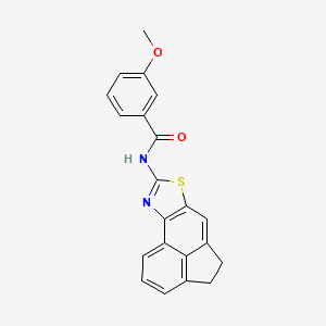 N-(4,5-dihydroacenaphtho[5,4-d]thiazol-8-yl)-3-methoxybenzamide