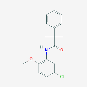 N-(5-chloro-2-methoxyphenyl)-2-methyl-2-phenylpropanamide