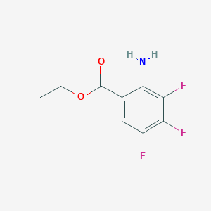 molecular formula C9H8F3NO2 B2599799 2-氨基-3,4,5-三氟苯甲酸乙酯 CAS No. 1184500-46-6