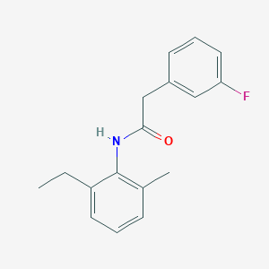 N-(2-ethyl-6-methylphenyl)-2-(3-fluorophenyl)acetamide