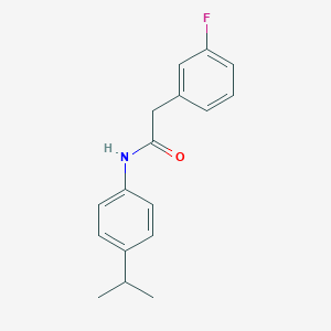 2-(3-fluorophenyl)-N-(4-isopropylphenyl)acetamide