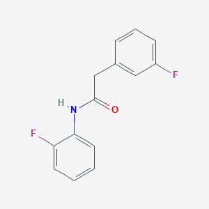 N-(2-fluorophenyl)-2-(3-fluorophenyl)acetamide