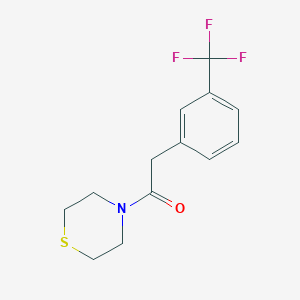 1-Thiomorpholin-4-yl-2-[3-(trifluoromethyl)phenyl]ethanone