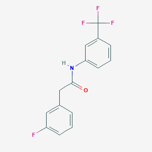 2-(3-fluorophenyl)-N-[3-(trifluoromethyl)phenyl]acetamide