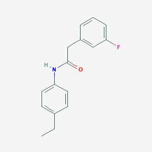 N-(4-ethylphenyl)-2-(3-fluorophenyl)acetamide