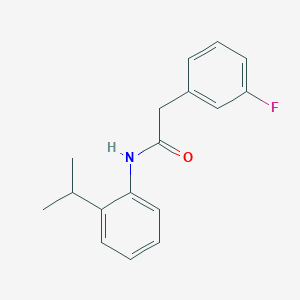 2-(3-fluorophenyl)-N-(2-isopropylphenyl)acetamide