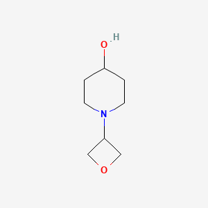 molecular formula C8H15NO2 B2599909 1-(氧杂环-3-基)哌啶-4-醇 CAS No. 1226899-10-0